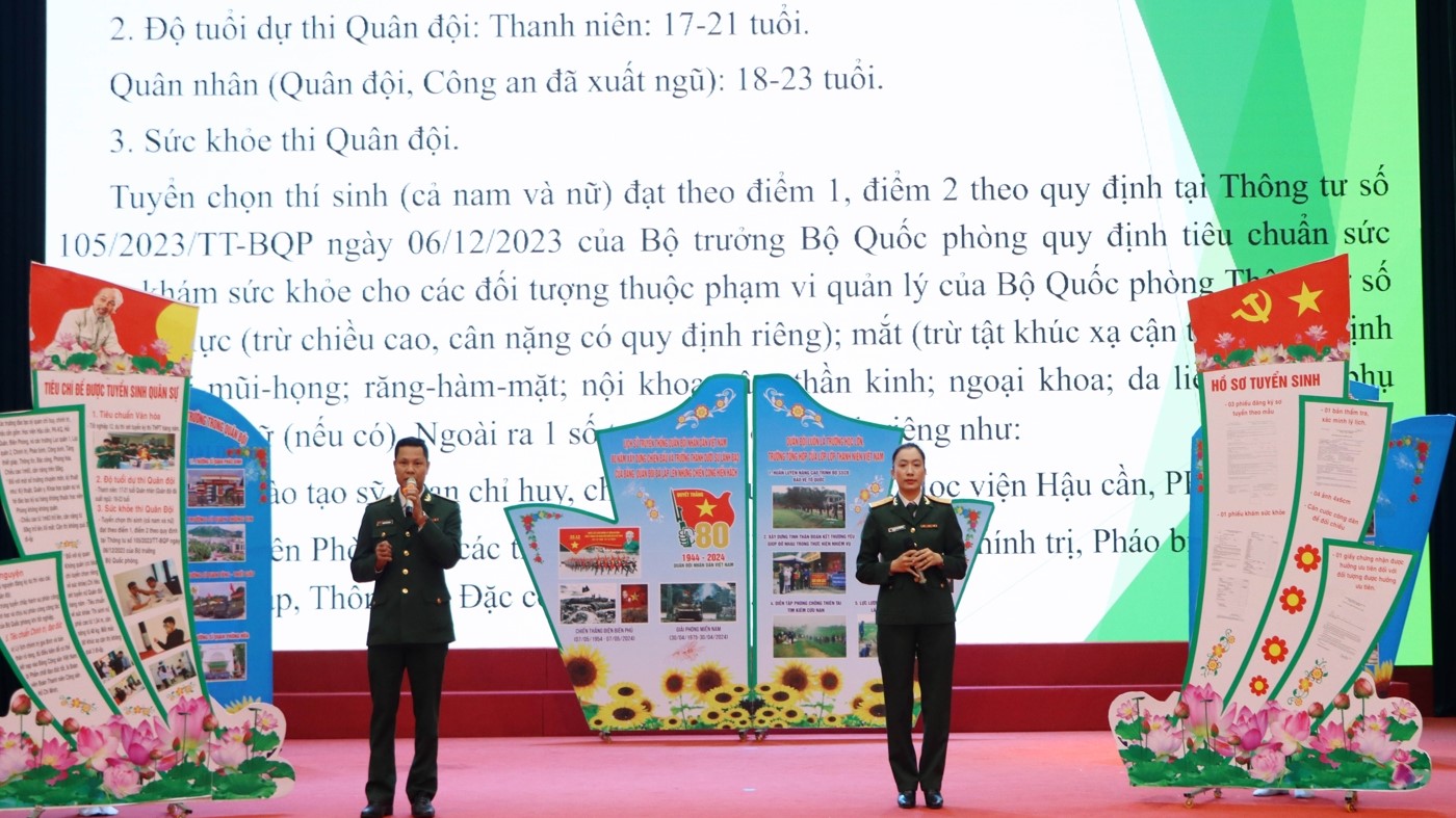 Ban CHQS huyện Tiên Du tham gia Hội thi.