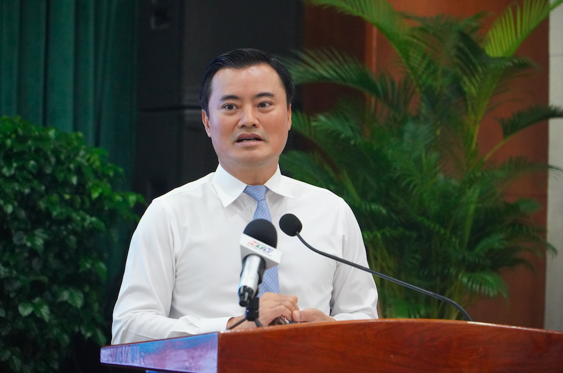 ông Bùi Xuân Cường, Phó Chủ tịch UBND TP. HCM phát biểu tại Hội nghị ông Bùi Xuân Cường, Phó Chủ tịch UBND TP. HCM phát biểu tại Hội nghị