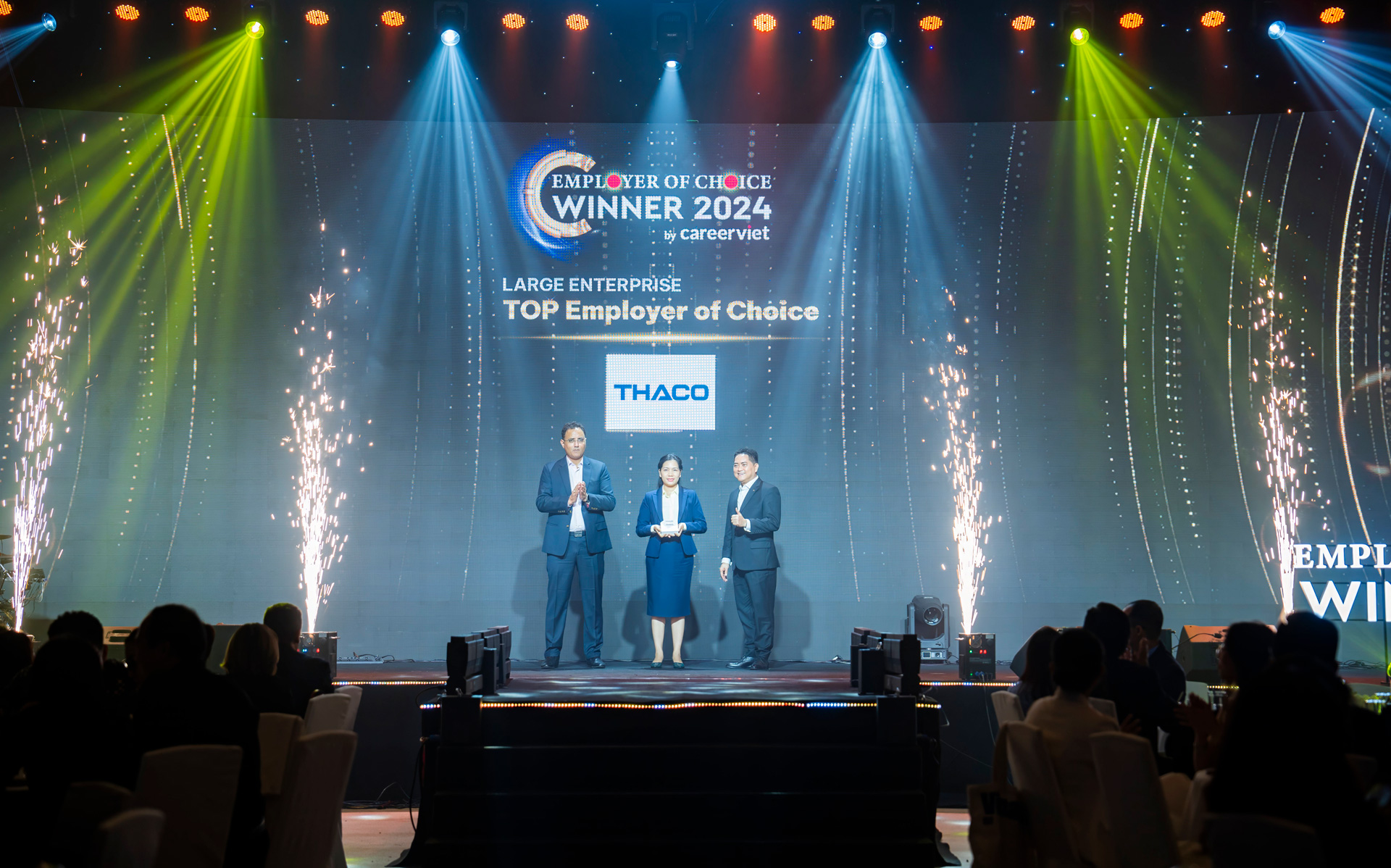 THACO được vinh danh “Top 2 nhà tuyển dụng được yêu thích nhất ngành sản xuất năm 2024”