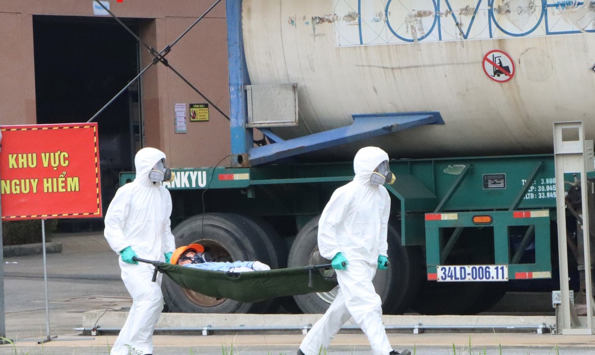 Diễn tập ứng phó sự cố hóa chất tỉnh Bắc Ninh năm 2024