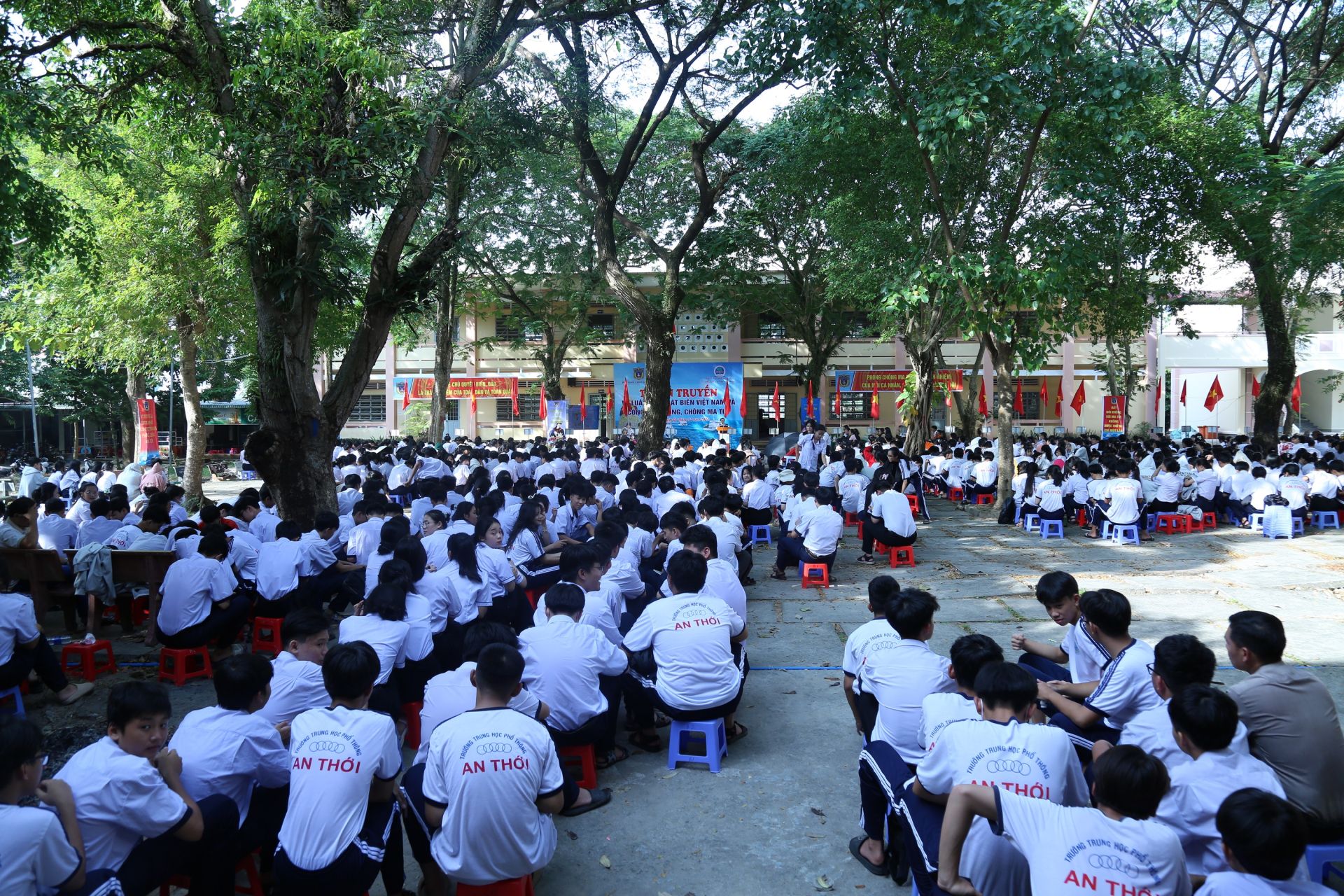 Quang cảnh buổi tuyên truyền