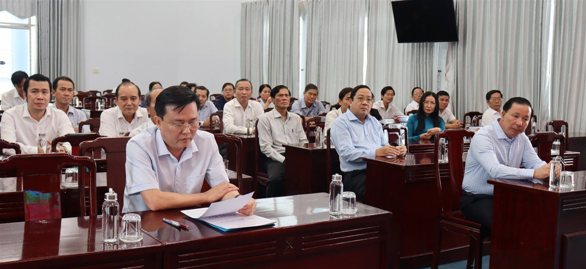 Long An tổ chức Hội nghị công bố quyết định về công tác cán bộ