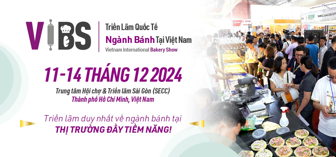 Triển lãm quốc tế ngành bánh Việt Nam năm 2024 quy tụ 120 thương hiệu tham gia