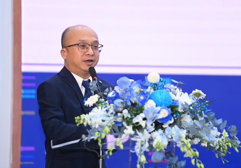 Bác sĩ Phương Lễ Trí - Giám đốc Điều hành TAMRI phát biểu tại buổi lễ Bác sĩ Phương Lễ Trí - Giám đốc Điều hành TAMRI phát biểu tại buổi lễ