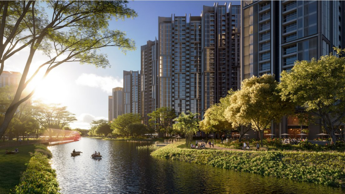 Thiết kế cảnh quan tại The Global City kết nối cư dân với thiên nhiên giúp họ tái tạo năng lượng