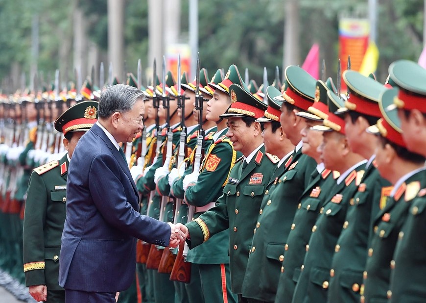 Tổng Bí thư Tô Lâm dự Lễ kỷ niệm 80 năm Ngày truyền thống Tổng cục Chính trị Quân đội Nhân dân Việt Nam