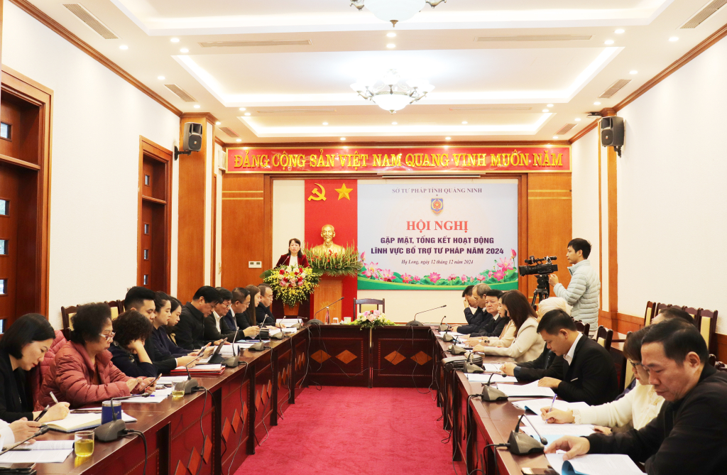 Hội nghị gặp mặt, tổng kết hoạt động lĩnh vực bổ trợ tư pháp