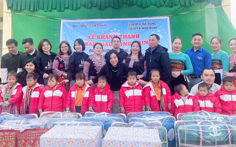 Quỹ Toyota Việt Nam hỗ trợ xây dựng thêm điểm trường cho trẻ em vùng sâu vùng xa