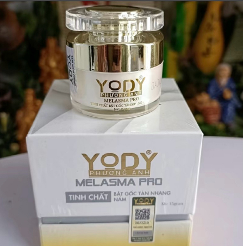 Sản phẩm Melasma Pro tinh chất bật gốc tàn nhang nám (Nhãn hàng: Yody Phương Anh) - Hộp 1 lọ 15g cũng bị đình chỉ lưu hành, thu hồi toàn quốc