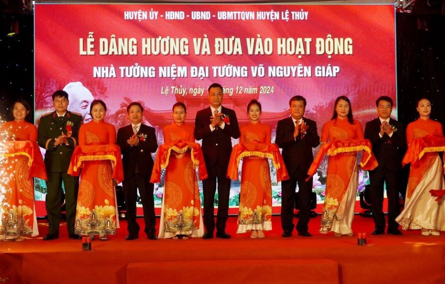 Khánh thành Nhà tưởng niệm Đại tướng Võ Nguyên Giáp