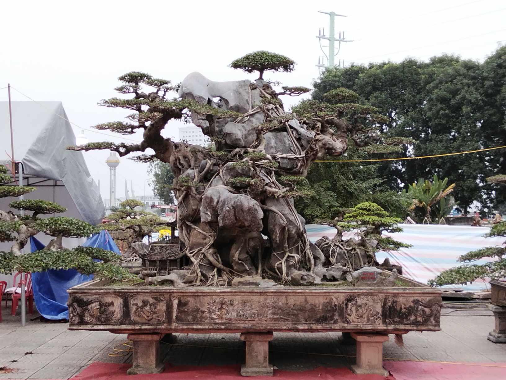 Một tác phẩm tại triển lãm có giá trị lên đến hàng tỷ đồng. Một tác phẩm tại triển lãm có giá trị lên đến hàng tỷ đồng.