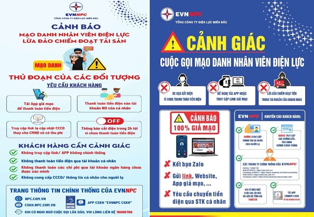 Công ty Điện lực Nghệ An đã khuyến cáo người dân nâng cao cảnh giác trước hình thức lừa đảo này.