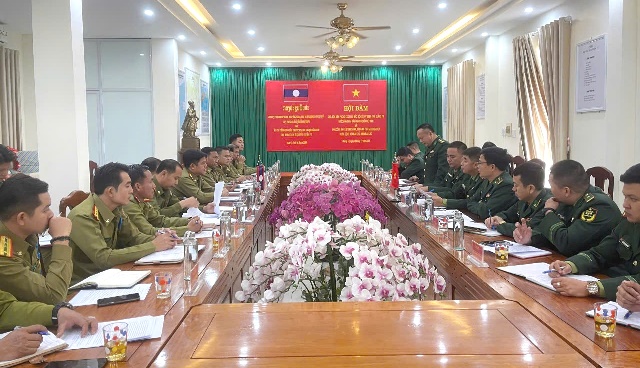 Tăng cường hợp tác an ninh tại Cửa khẩu quốc tế Lao Bảo-Việt Nam – Đensavan-Lào