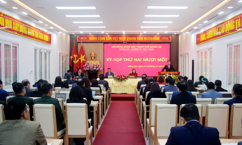 Chủ tịch UBND tỉnh Quảng Ninh dự Kỳ họp thứ 21, HĐND TP. Móng Cái