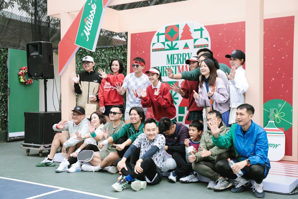 Christmas bùng nổ cùng các tín đồ pickleball tại sự kiện giải đấu giáng sinh