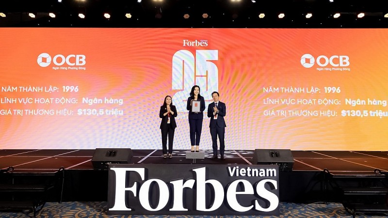 OCB vào Top Thương hiệu niêm yết dẫn đầu năm 2024