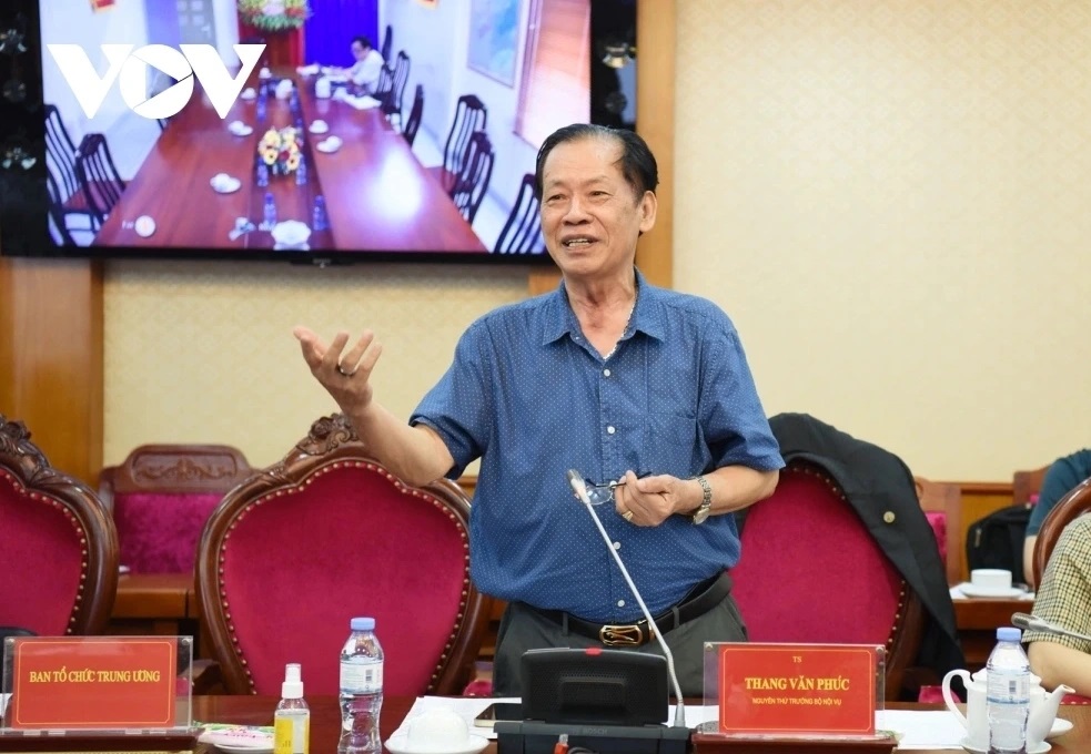 TS. Thang Văn Phúc - nguyên Thứ trưởng Bộ Nội vụ, nguyên Viện trưởng Viện Khoa học Tổ chức Nhà nước.