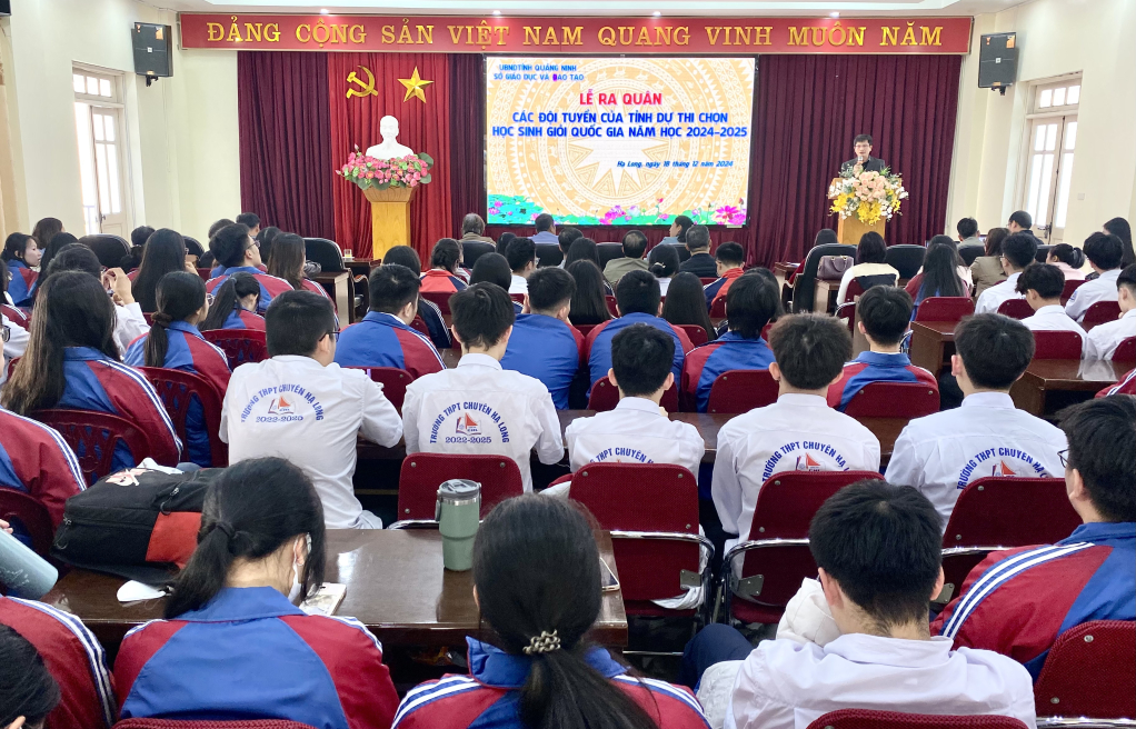Quảng Ninh có 110 học sinh tham dự Kỳ thi chọn học sinh giỏi quốc gia THPT năm học 2024-2025