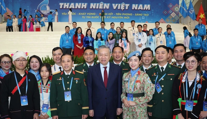 Tổng Bí thư Tô Lâm dự Đại hội đại biểu toàn quốc Hội Liên hiệp Thanh niên Việt Nam