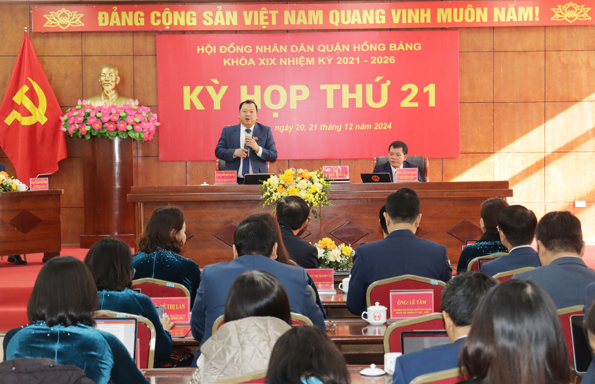 Quang cảnh Kỳ họp.