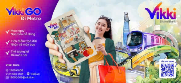 Thành phố Hồ Chí Minh vận hành chính thức tuyến metro số 1, người dân nhận thẻ đi metro VikkiGO miễn phí