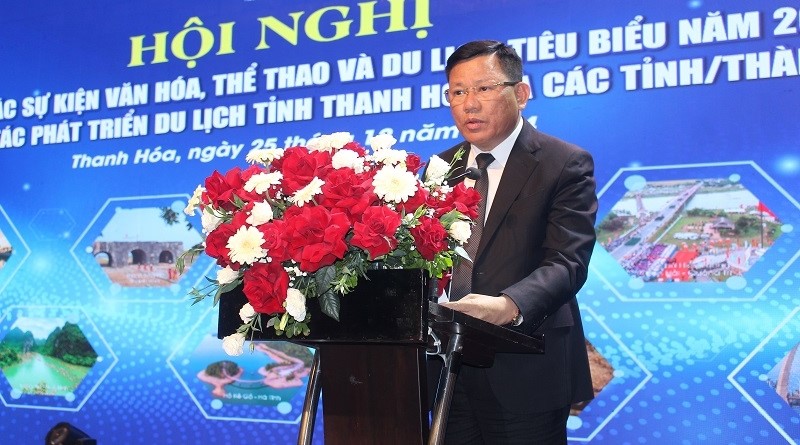 Nguyễn Văn Thi, Ủy viên Ban Thường vụ Tỉnh ủy, Phó Chủ tịch Thường trực UBND tỉnh phát biểu chỉ đạo hội nghị.