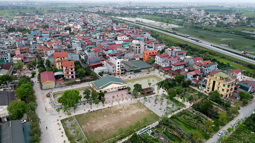 Một góc huyện Đông Anh.