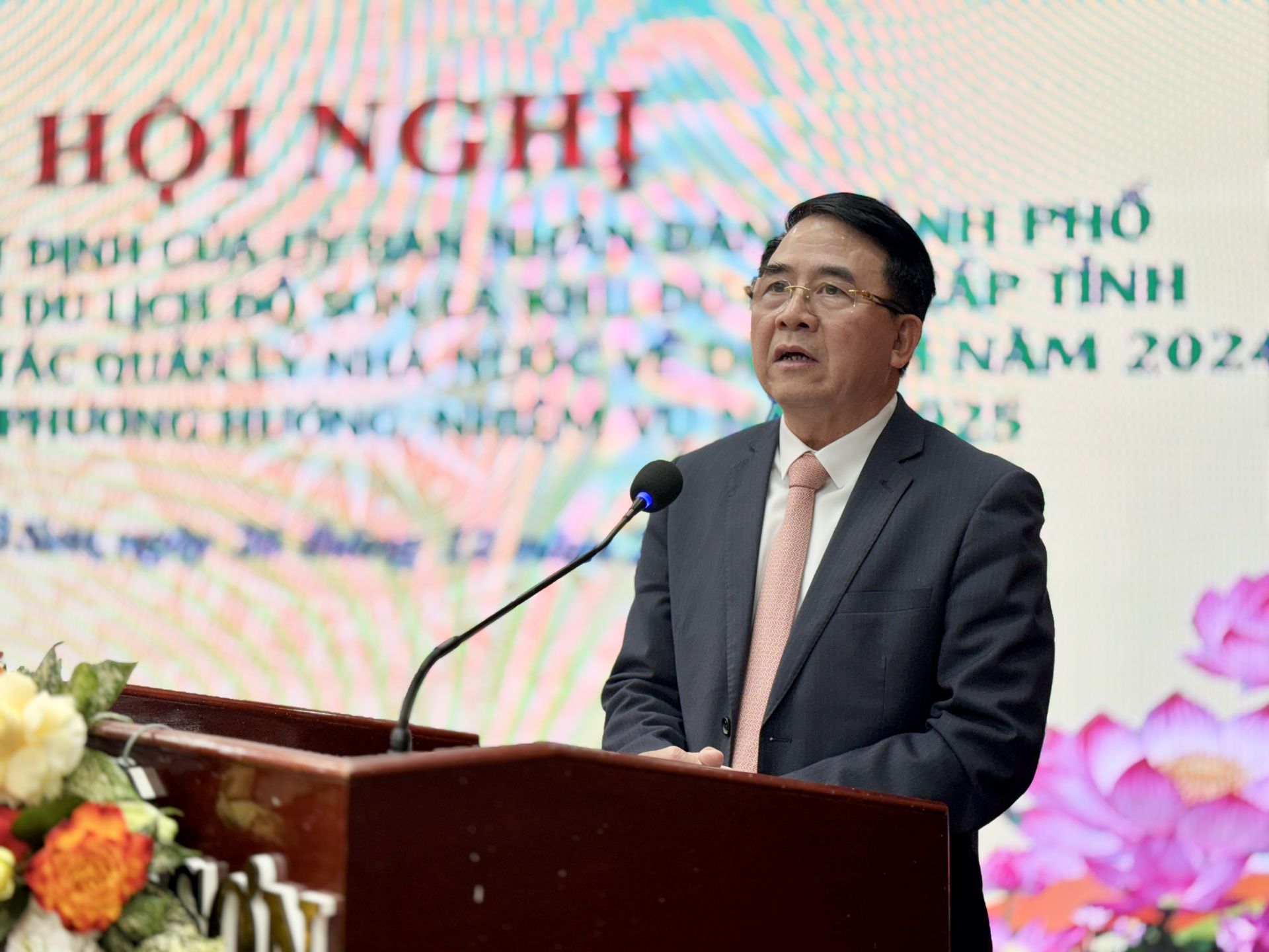 Phó Chủ tịch UBND TP. Hải Phòng Lê Khắc Nam phát biểu chỉ đạo hội nghị