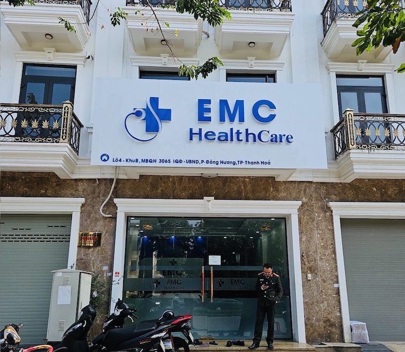 Cơ sở EMC Health Care, địa chỉ: Số 04, Bùi Khắc Nhất, phường Đông Hương, TP Thanh Hóa.