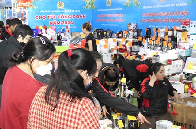 Tại chợ Tết Công đoàn 2025, LĐLĐ thành phố sẽ phân bổ 40.000 phiếu mua hàng (100.000 đồng/phiếu) cho đoàn viên, người lao động