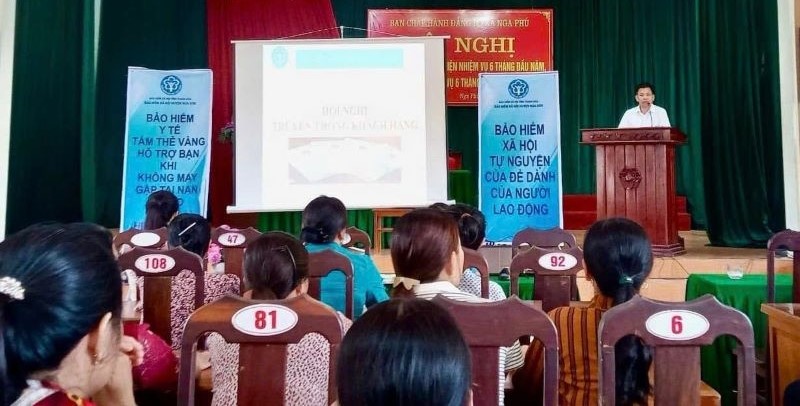 Hội nghị tuyên truyền chính sách BHXH, BHYT tại huyện Nga Sơn. Hội nghị tuyên truyền chính sách BHXH, BHYT tại huyện Nga Sơn.