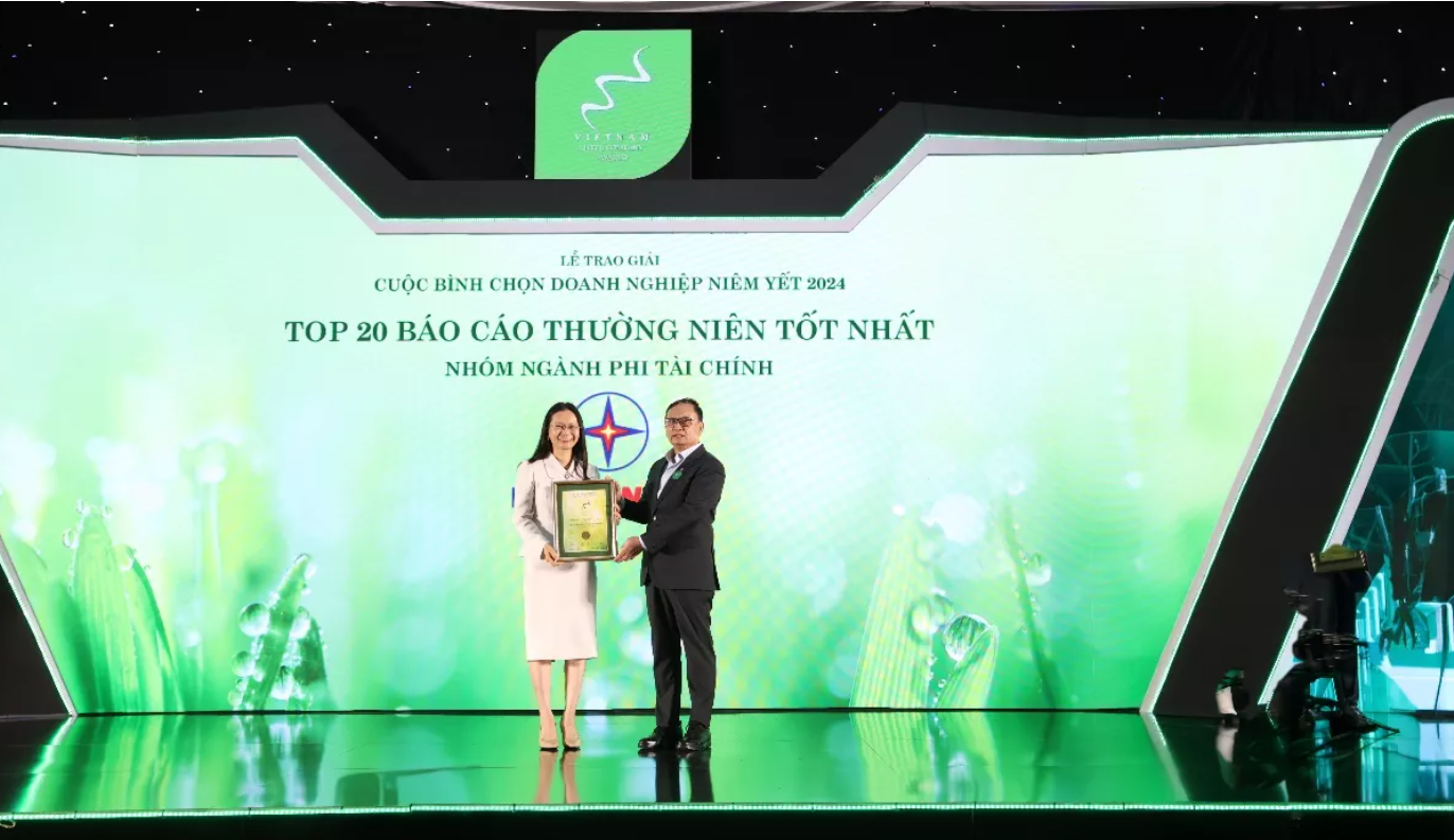 EVNGENCO3: Top 20 Báo cáo thường niên tốt nhất nhóm ngành phi tài chính năm 2024