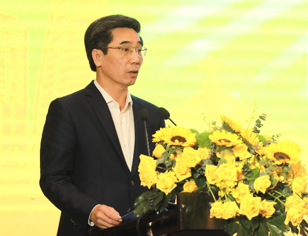 Ông Trần Chí Cường, Phó Chủ tịch UBND TP. Đà Nẵng phát biểu tại hội nghị.