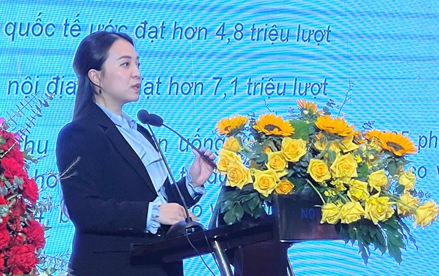 Bà Nguyễn Thị Hoài An, Phó Giám đốc Sở Du lịch thành phố Đà Nẵng cho biết, hoạt động du lịch của thành phố trong năm 2024 tiếp tục ghi nhận sự tăng trưởng mạnh mẽ.