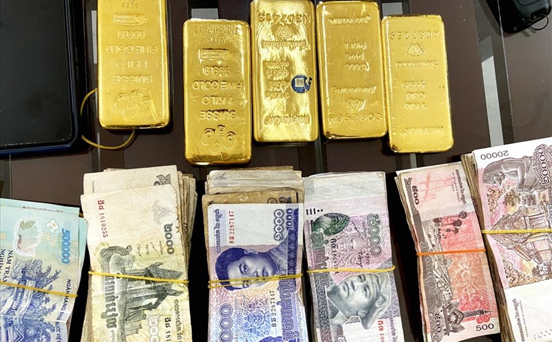 Số vàng trong các vụ buôn lậu bị lực lượng chức năng phát hiện và thu giữ