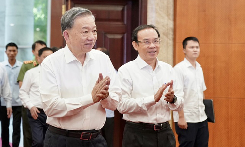 Tổng Bí thư Tô Lâm làm việc với Thành ủy TP. Hồ Chí Minh