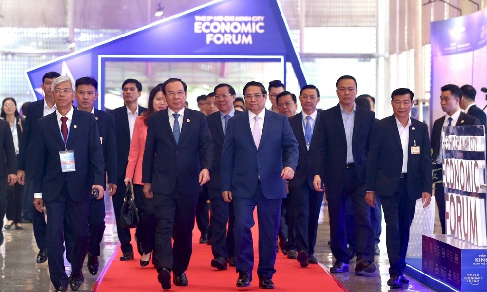 Thủ tướng Chính phủ Phạm Minh Chính dự lễ khai mạc Diễn đàn Kinh tế TP. Hồ Chí Minh (HEF) năm 2024 lần thứ 5