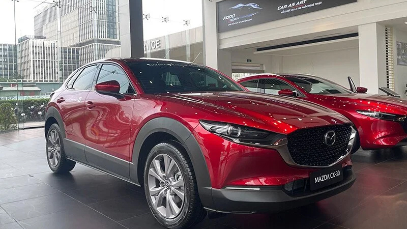 Mazda CX-30 không điều chỉnh giá niêm yết nhưng đang được ưu đãi 10 triệu đồng.