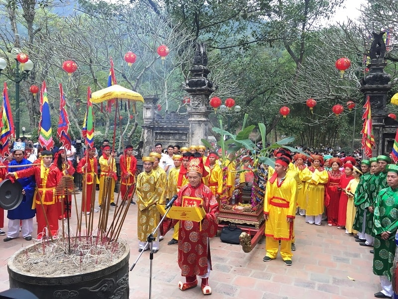 Lễ hội Gióng đền Sóc diễn ra trên địa bàn huyện Sóc Sơn, Hà Nội vào ngày mùng 6 tháng Giêng hằng năm. Ảnh: Hoàng Lân