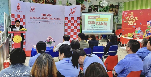 Quang cảnh Chương trình “Tri ân cá nhân Saigon Co.op xuất sắc”. Ảnh: Văn Minh