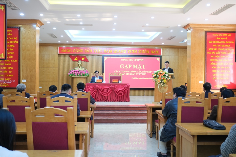 Vĩnh Yên sẽ hoàn thành sắp xếp bộ máy trong tháng 3/2025