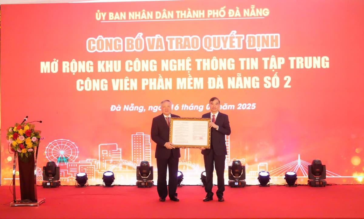 Công bố Quyết định mở rộng và khai trương Khu công nghệ thông tin tập trung Công viên phần mềm Đà Nẵng số 2