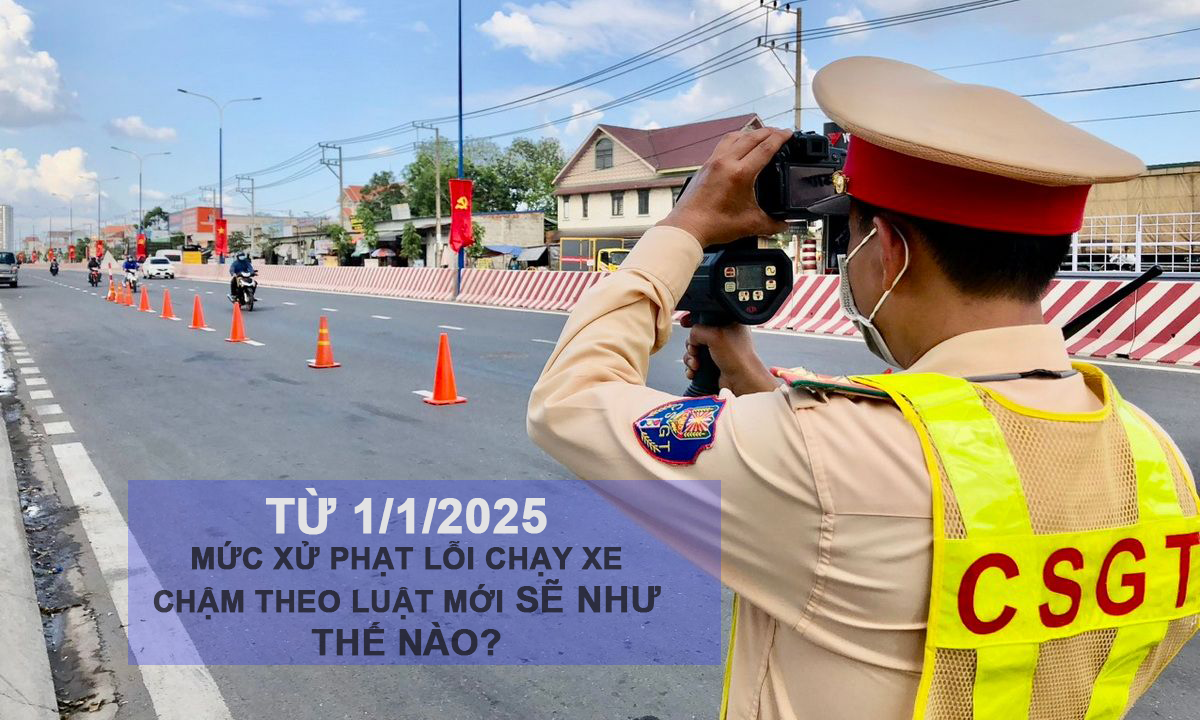Từ 2025, mức xử phạt lỗi chạy xe chậm theo luật mới sẽ như thế nào?