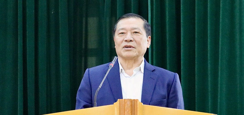 Phó trưởng ban Thường trực Ban Tuyên giáo Trung ương, Lại Xuân Môn phát biểu tại sự kiện Phó trưởng ban Thường trực Ban Tuyên giáo Trung ương, Lại Xuân Môn phát biểu tại sự kiện