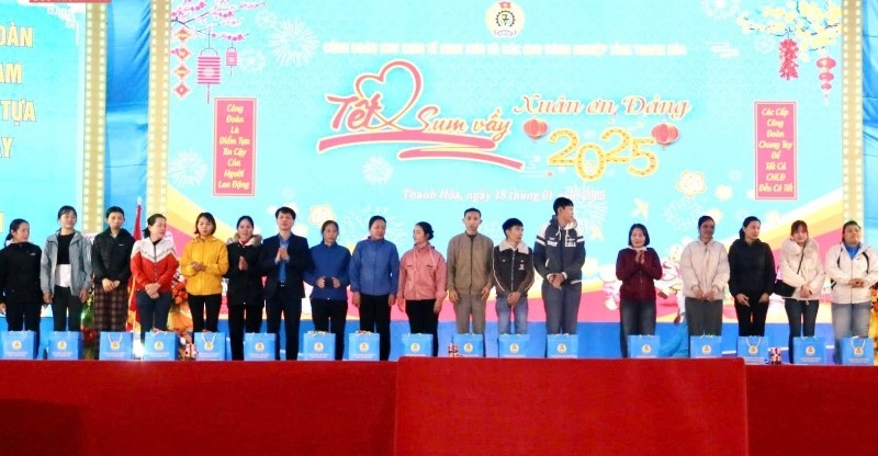 Thanh Hóa: “Tết sum vầy - Xuân ơn Đảng” năm 2025 cho người lao động