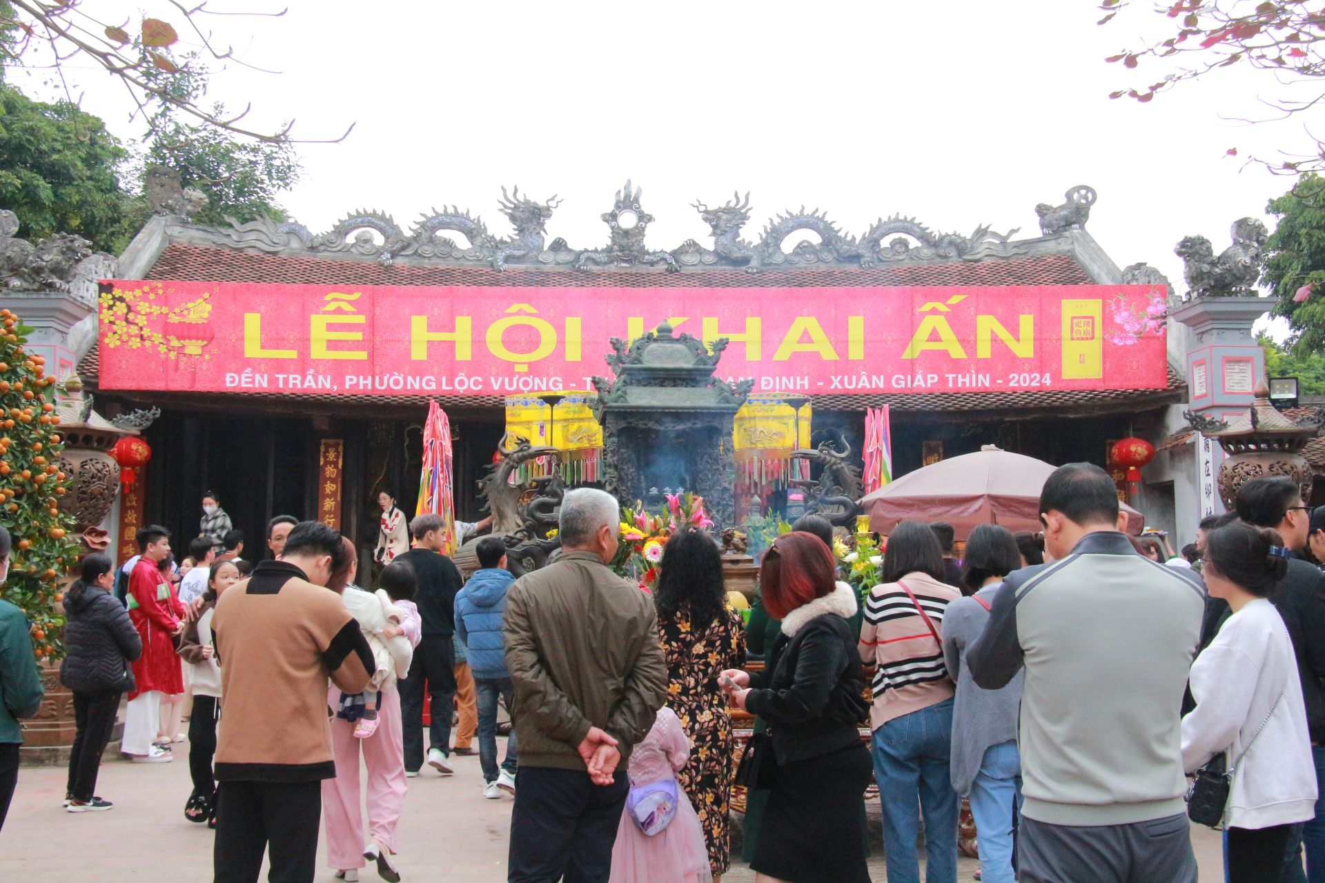 Nam Định: Lễ hội Đền Trần xuân Ất Tỵ diễn ra trong 6 ngày