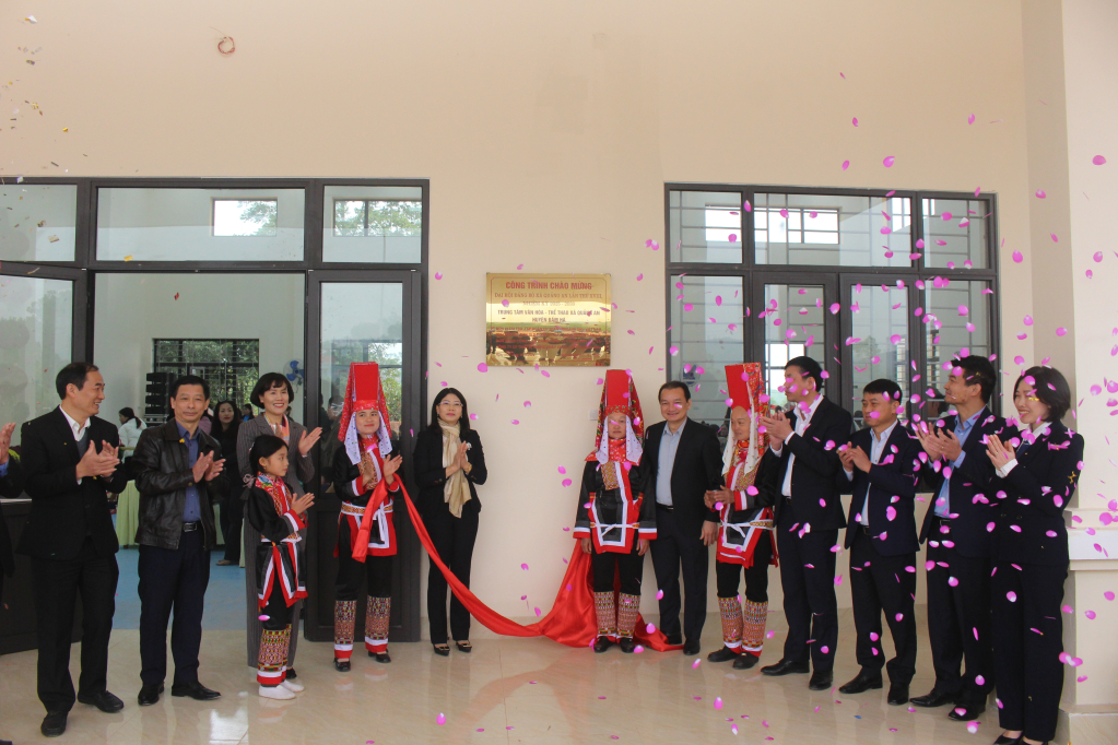 Khánh thành công trình trung tâm văn hóa - thể thao xã Quảng An