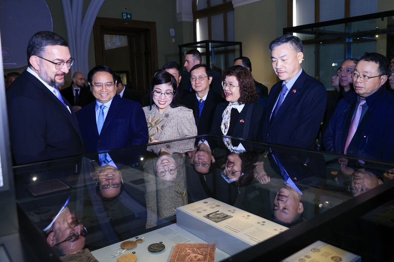 Bảo tàng Quốc gia Praha là kho tàng lưu giữ những giá trị vô giá về lịch sử, nghệ thuật và khoa học của Czech, đồng thời là một minh chứng sống động cho sự phát triển văn minh qua các thời kỳ của cả châu Âu - Ảnh: VGP/Nhật Bắc