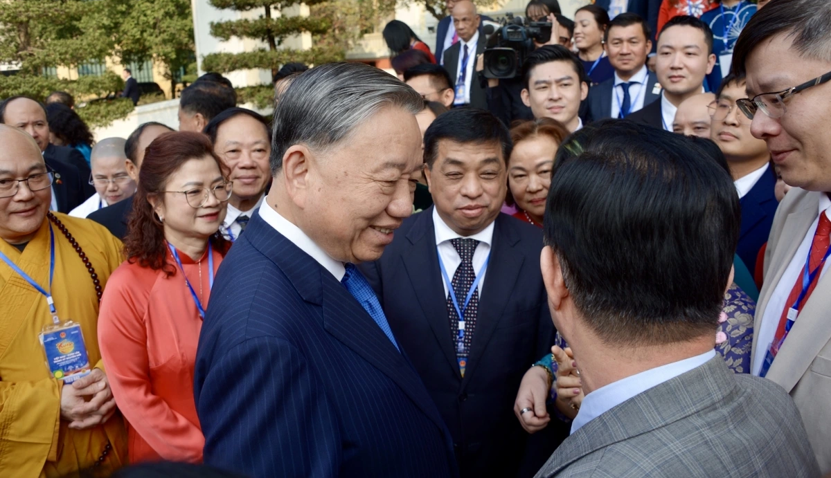 Tổng Bí thư Tô Lâm: Kiều bào là một phần máu thịt không thể tách rời của dân tộc