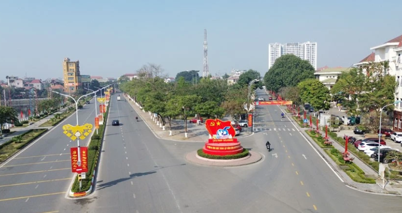 Khu vực trung tâm TP Vĩnh Yên. Khu vực trung tâm TP Vĩnh Yên.